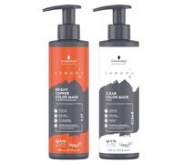 Schwarzkopf Chroma ID Colour Mask - Bright Copper 300ml and Clear 300ml