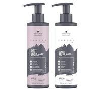 Schwarzkopf Chroma ID Colour Mask - Dusty Pink 300ml and Clear 300ml
