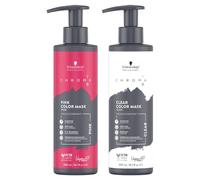 Schwarzkopf Chroma ID Colour Mask - Pink 300ml and Clear 300ml