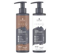 Schwarzkopf Chroma ID Colour Mask - Raw Cacao 300ml and Clear 300ml