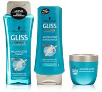 Schwarzkopf Conditioner + Shampoo + Treatment Gliss Million Gloss - 1 Pack