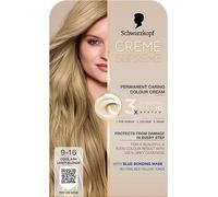 Schwarzkopf Creme Supreme 9-16 Cool Ash Light Blonde, Permanent Hair Dye, Caring Hair Dye Colouration with 3-Step Bonding System Against Damage, Neutralises Yellow Tones