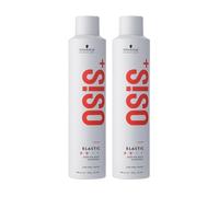 Schwarzkopf DOUBLE OSiS Elastic Hairspray Layerable Hairspray For Styling Brushable Finish Without Flaking Anti Humidity Heat Protection Medium Hold 300ml