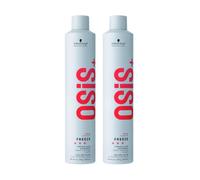 Schwarzkopf DOUBLE OSiS Freeze Hairspray Long Lasting Brushable Finish Without Flaking Anti Humidity Heat Protection Strong Hold 500ml