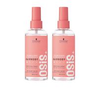 Schwarzkopf DOUBLE OSiS Hairbody Volume Spray Non Aerosol Spray Distribution Subtle Grip Without Stickiness Eases Detangling Combability Heat Protection Light Hold 200ml
