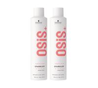 Schwarzkopf DOUBLE OSiS Sparkler Shine Spray Silicone Free Heat Protection Frizz Free Instant Shine Detangling Light Conditioning 300ml