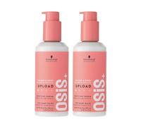 Schwarzkopf DOUBLE OSiS Upload Bodifying Hair Cream Anti Static Heat Protection Subtle Definition Volume And Root Lift Non Greasy Non Sticky Formula Light Hold 200ml