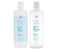 Schwarzkopf DUO BC Bonacure Moisture Kick Shampoo 1000ml & Moisture Kick Conditioner 1000ml