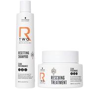 Schwarzkopf DUO Bonacure R-TWO Resetting Shampoo 250ml & R-TWO Rescuing Treatment 200ml