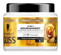 Schwarzkopf Gliss 4-in-1 Nourishment Bond-Building Hair Butter HAPTIQ system Marula Oil 400 ml
