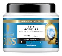 Schwarzkopf Gliss Aqua Revive Hair Mask 4 IN1 Moisture, Normal To Dry Hair, Gentle Care, 400 ml, Pack of 1