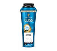 Schwarzkopf Gliss Aqua Revive Shampoo 400ml, Schwarzkopf Gliss Aqua Revive Shampoo is designed to hydrate and refresh normal to dry hair, Brings dry, dull hair back to life, Pack of 1