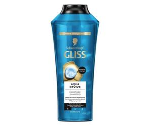 Schwarzkopf Gliss Aqua Revive Shampoo 400ml, Schwarzkopf Gliss Aqua Revive Shampoo is designed to hydrate and refresh normal to dry hair, Brings dry, dull hair back to life, Pack of 1