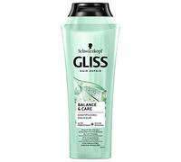 Schwarzkopf - Gliss Balance&Care Shampoo - Dry Scalp / Weakened Hair - 96% Natural Ingredients - 250ml Bottle