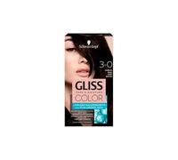 Schwarzkopf Gliss Color 3-0 Deep Brown Permanent Color Hair, Pack of 3, 143 ml