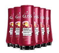 Schwarzkopf Gliss Colour Protect Conditioner, for Coloured Hair with UV Filter, Multipack 6 x 200 ml