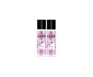 Schwarzkopf Gliss Liquid Silk Leave In Hair Conditioner Spray With Keratin 2 X 200Ml = 400Ml