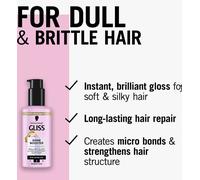 Schwarzkopf Gliss Liquid Silk leave-in serum for hair strengthening/shine,100ml