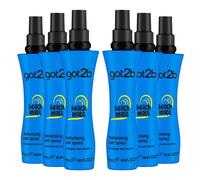 Schwarzkopf got2b Beach Matt Salt Spray hair treatment spray for beach waves & texture sea salt spray for sexy tousled hairstyles pack: 6 x 200ml