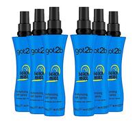 Schwarzkopf got2b Beach Matt Salt Spray, Medium hold for Texturising Beach Look Hair, Vegan, 200 ml - Pack of 6