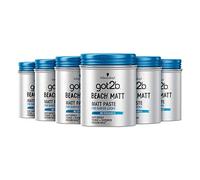 Schwarzkopf got2b Beach Matt Texturising Matt Paste, Medium Hold, Silicone Free, 100 ml - Pack of 6