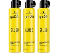 Schwarzkopf got2b Glued Blasting Freeze Spray, 300 ml, Pack of 3