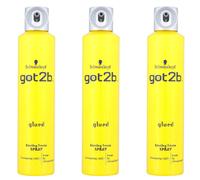 Schwarzkopf Got2B Glued Blasting Freeze Spray 300ml x 3