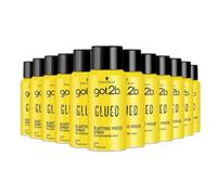 Schwarzkopf got2b Glued Blasting Freeze Spray, Strong Hold Hairspray for Up to 72 Hours, Vegan, Silicone Free, 100 ml - Pack of 12