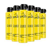 Schwarzkopf got2b Glued Blasting Freeze Spray, Strong Hold Hairspray for Up to 72 Hours, Vegan, Silicone Free, 500 ml - Pack of 6