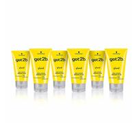 Schwarzkopf got2b Glued Spiking Glue Hair Gel, Water Resistant, Strong Hold for Up to 72 Hours, 150 ml - Pack of 6