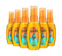 Schwarzkopf got2b Oil-licious Styling Oil, Vegan, Contains Argan Oil to Reduce Frizz and Leave Hair Sleek 50 ml - Pack of 6