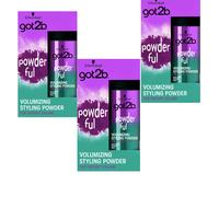 Schwarzkopf got2b Powder'ful Volumizing Styling Powder,3 Pack of 10g