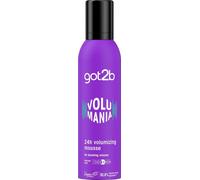 Schwarzkopf Got2b VoluManiac Hair Mousse - 24hr Volumising Bodifying Foam 250ml