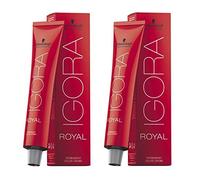 Schwarzkopf Igora Royal 7 - 57 Medium Blonde Gold Copper 60ml 2er Pack (2x60ml)