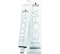 SCHWARZKOPF - IGORA ROYAL ABSOLUTES SILVERWHITE PERMANENT Hair Colour - 60ML (Silver)
