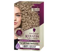 Schwarzkopf Keratin Color Permanent Hair Color Cream 9.1 Light Ash Blonde 1 Kit