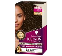 Schwarzkopf Keratin Color Permanent Hair Dye Cream 6.83 Light Brown 1 Application - Salon Inspired Hair Color Enriched with Keratin and Macadamia Nu