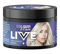 Schwarzkopf LIVE Colour & Care Hair Mask, 5 Minute Wash Out Blonde Toning, Colour Boost, Semi-permanent Silver Hair Dye, Lasts Up To 6 Washes- Icy Pearl, 150ml