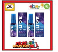 Schwarzkopf LIVE Colour Drops, Vegan, Semi-permanent, Orchid Purple Dye 2 x 30ml