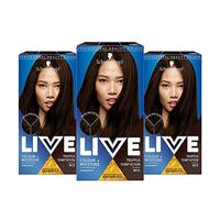 Schwarzkopf Live Colour + Moisture Brown Hair Dye, 3 Pack Permanent Intense Care with Kera-Bond Plex, Covers Greys, M05 Truffle Tempt