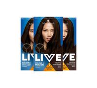 Schwarzkopf Live Colour + Moisture 'hair Dye' 3 Pack In Black Black