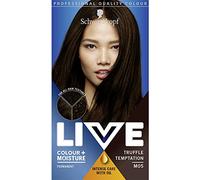 Schwarzkopf LIVE Colour + Moisture, Permanent Brown Hair Dye, For All Hair Textures, Keratin Plex to Strengthen and Protect Hair - Truffle Temptation MO5