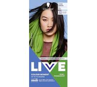 Schwarzkopf LIVE Colour Moment 024 Vivid Green, with HaptiQ Anti-Damage System, Semi-Permanent Green Hair Dye, Up to 15 Washes