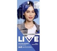 Schwarzkopf LIVE Colour Moment 095 Cobalt Blue, with HaptiQ Anti-Damage System, Semi-Permanent Blue Hair Dye, Up to 15 Washes