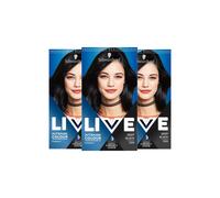 Schwarzkopf Live Deep Black 'hair Dye' Intense Colour 099 3X Black One Size