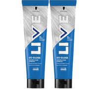 Schwarzkopf LIVE Go Gloss Icy Pearl, Colour & Care Hair Glossing for Instant Glossy Hair, with HaptiQ Anti-Damage System, Up to 8 Washes (Pack of 2)