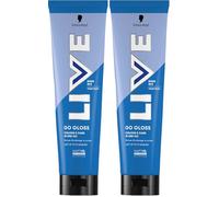 Schwarzkopf LIVE Go Gloss Sheer Silk, Clear Colour & Care Hair Glossing for Instant Glossy Hair, with HaptiQ Anti-Damage System, Up to 8 Washes (Pack of 2)
