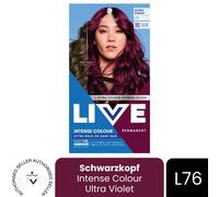 Schwarzkopf LIVE Hair Dye Permanent L76 Ultra Violet Colour Semi-Permanent Gloss