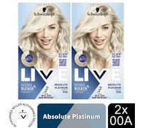 Schwarzkopf Live Intense 00A Platinum Blonde Permanent Hair Dye - 00A Platinum Blonde