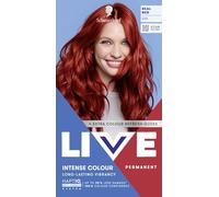 Schwarzkopf LIVE Intense Colour 035 Real Red, Long-lasting Permanent Red Hair Dye, With Extra Colour Refresh Gloss